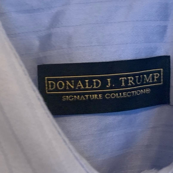 Donald J Trump Signature Collection Size Button Down Dress Shirt 15 32/33 - Picture 5 of 6